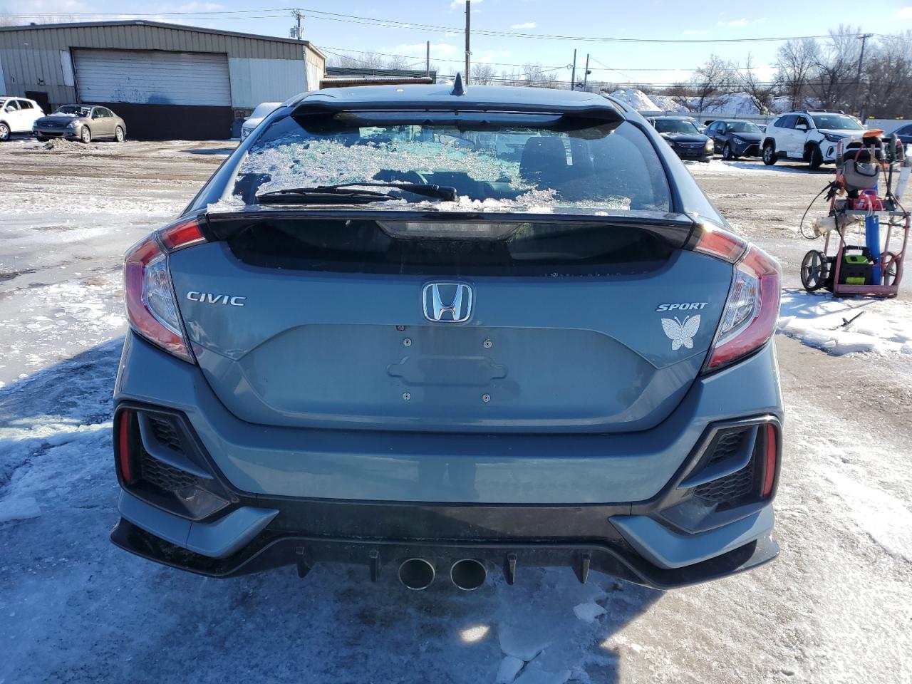 2020 Honda Civic VIN SHHFK7H44LU416027 Copart auction photo, side damage thumbnail 6