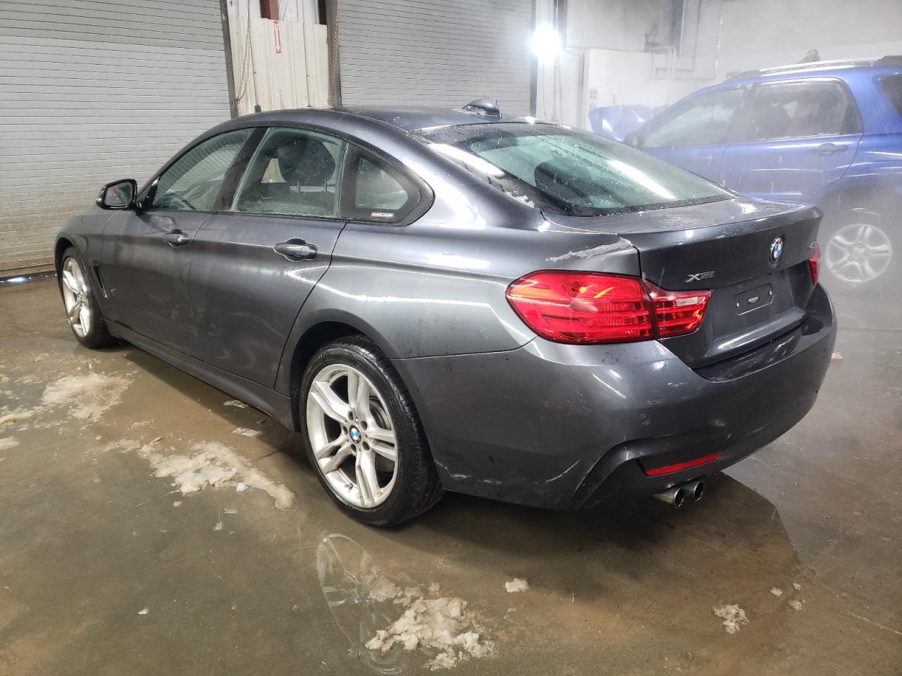 2016 BMW 4er VIN WBA4C9C52GG138139 Copart auction photo, front end / side damage thumbnail 2