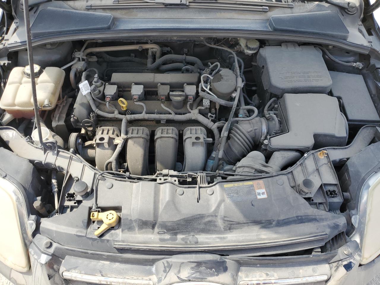2013 Ford Focus VIN 1FADP3F23DL285116 Copart auction photo, all over damage thumbnail 11