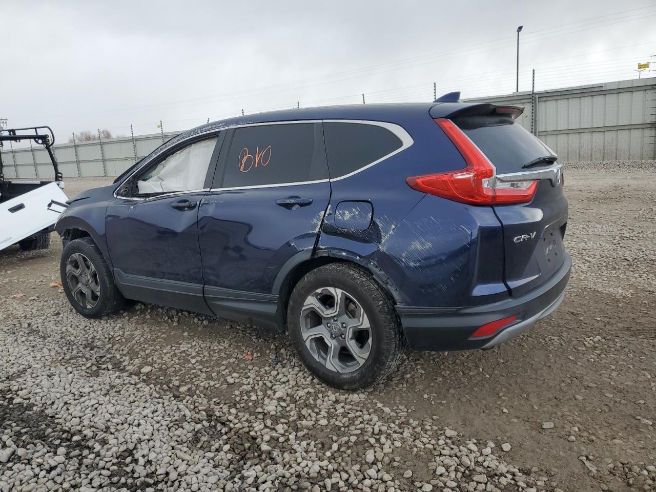 2019 Honda CR-V VIN 5J6RW1H81KA045848 Copart auction photo, all over damage thumbnail 2