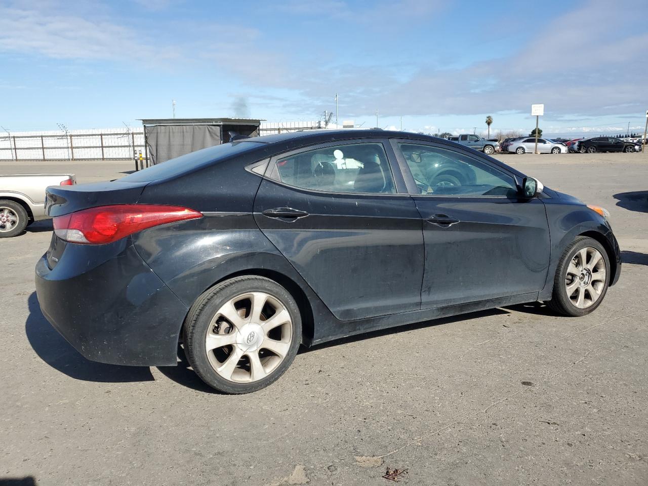 2011 Hyundai Elantra VIN KMHDH4AE8BU114007 Copart auction photo, rear end damage thumbnail 3