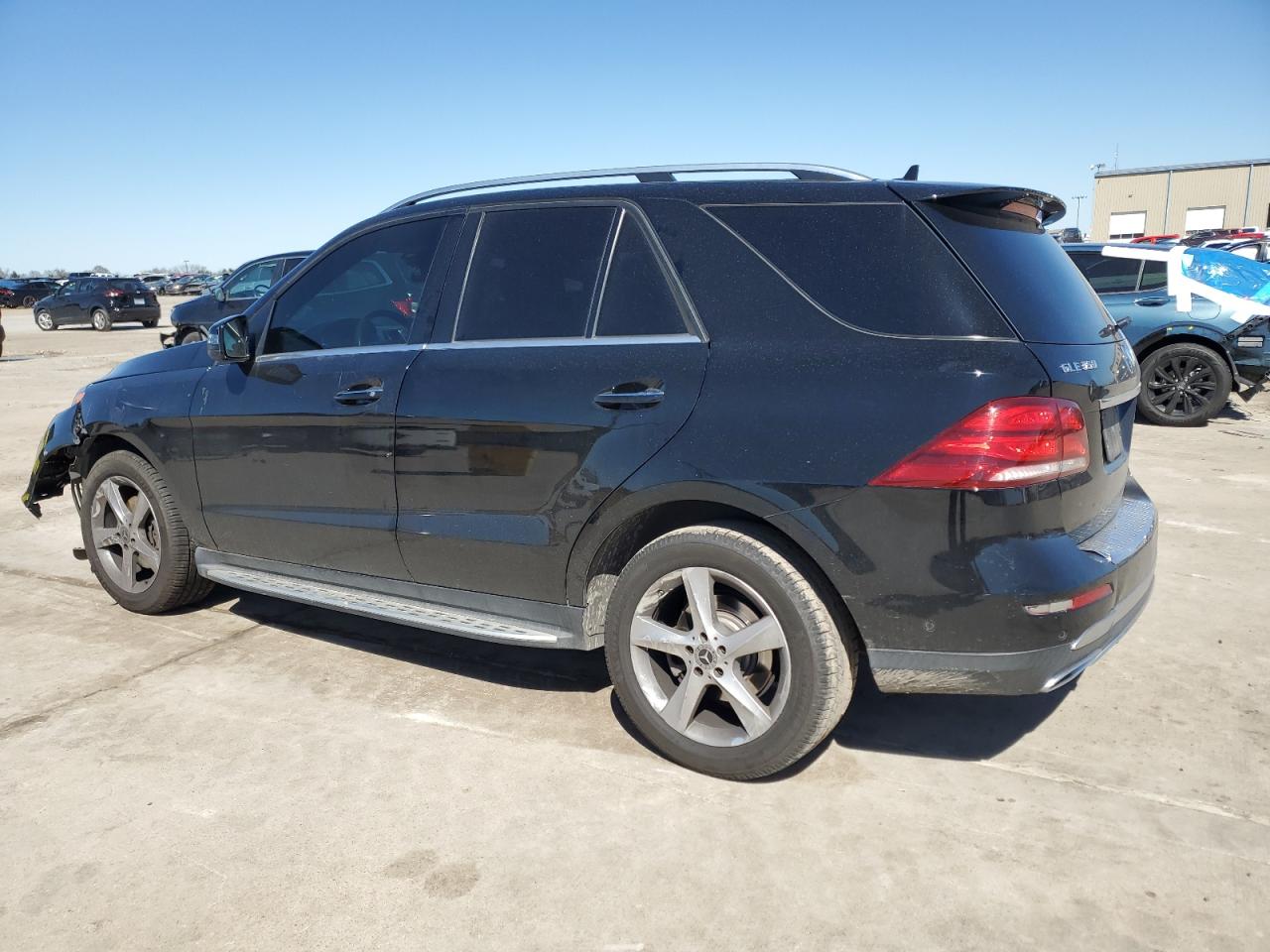 2017 Mercedes-Benz GLE VIN 4JGDA5JB1HA918885 Copart auction photo, front end / hail damage thumbnail 2
