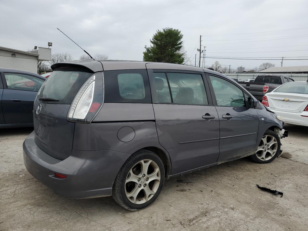2008 Mazda 5 VIN JM1CR293380320730 Copart auction photo, front end / all over damage thumbnail 3