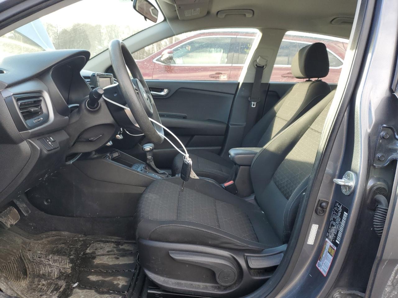 2019 KIA Rio VIN 3KPA24AB9KE197802 Copart auction photo, front end / minor dent/scratches damage thumbnail 7