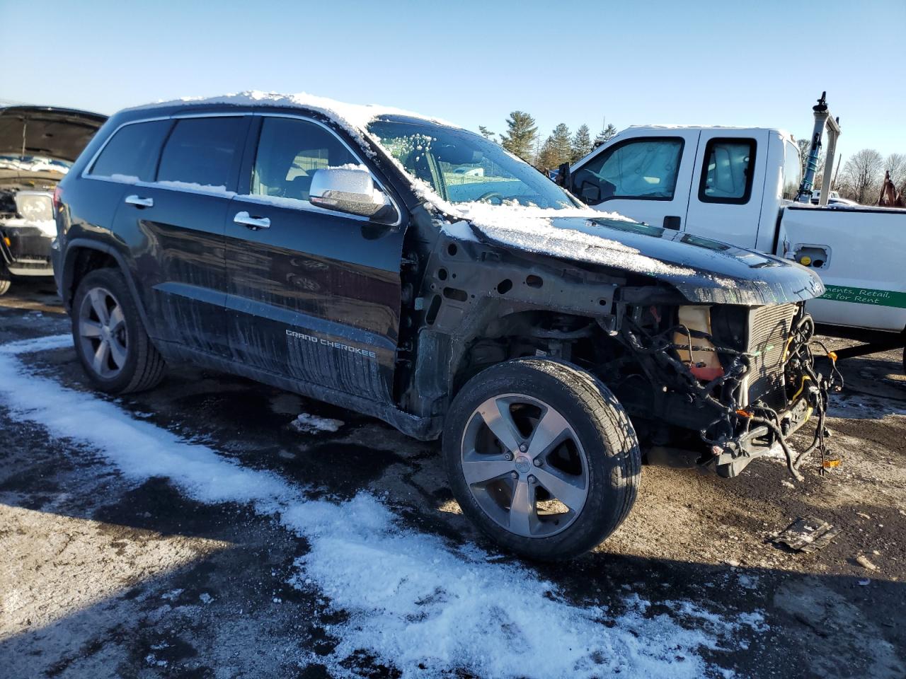 2014 Jeep Grand Cherokee VIN 1C4RJFBG8EC246771 Copart auction photo, front end damage thumbnail 4