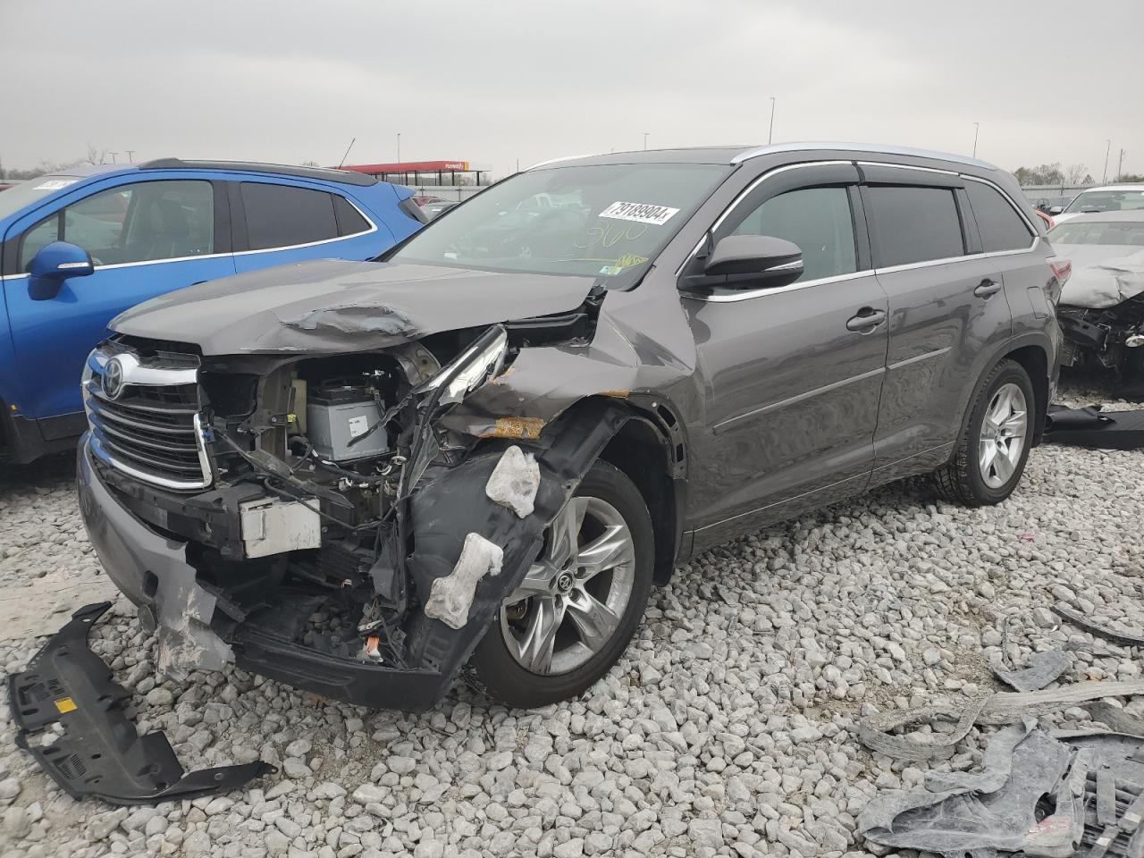 2016 Toyota Highlander VIN 5TDDKRFH8GS279489