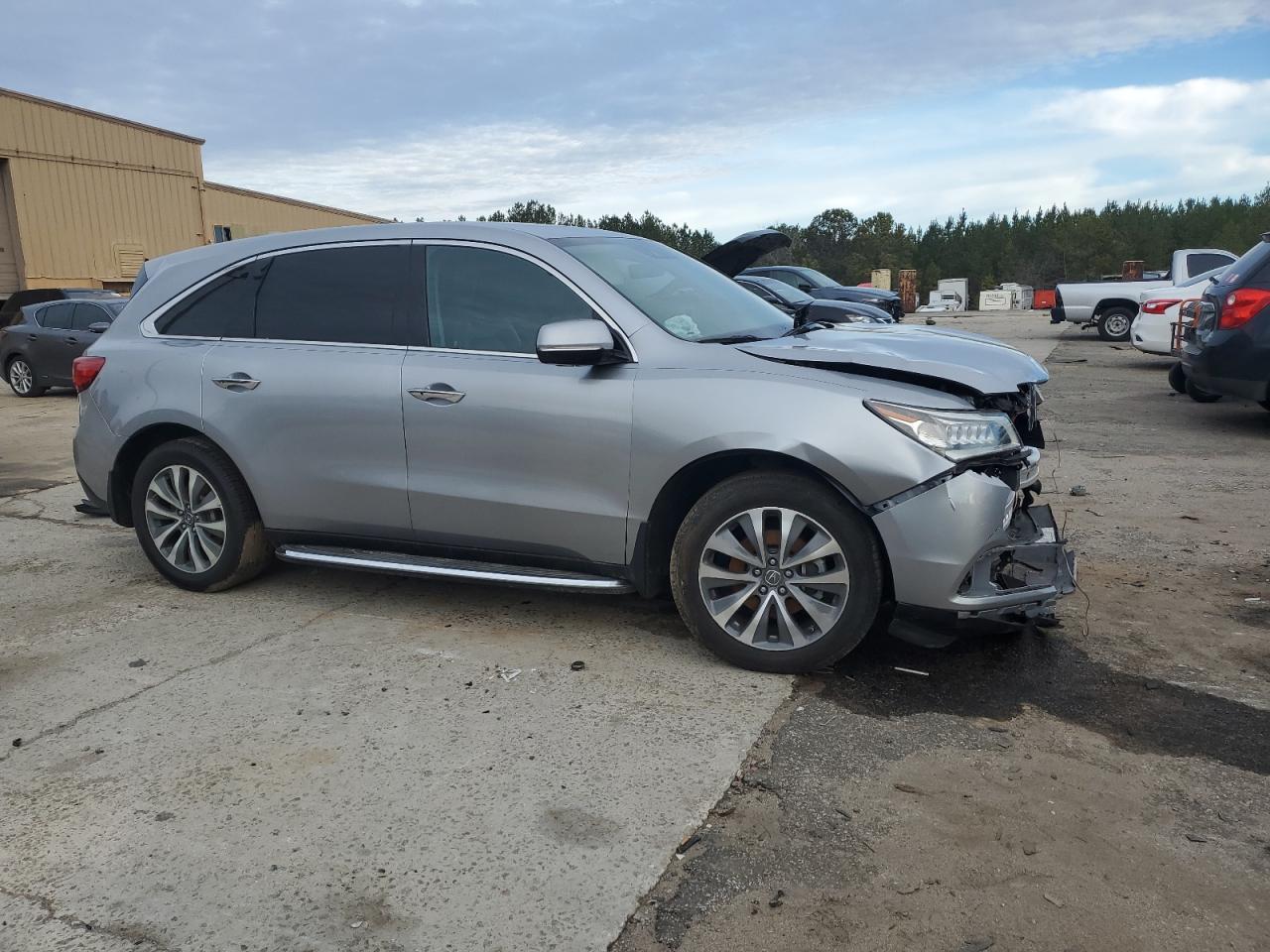 2016 Acura MDX VIN 5FRYD3H41GB008389 Copart auction photo, front end damage thumbnail 4