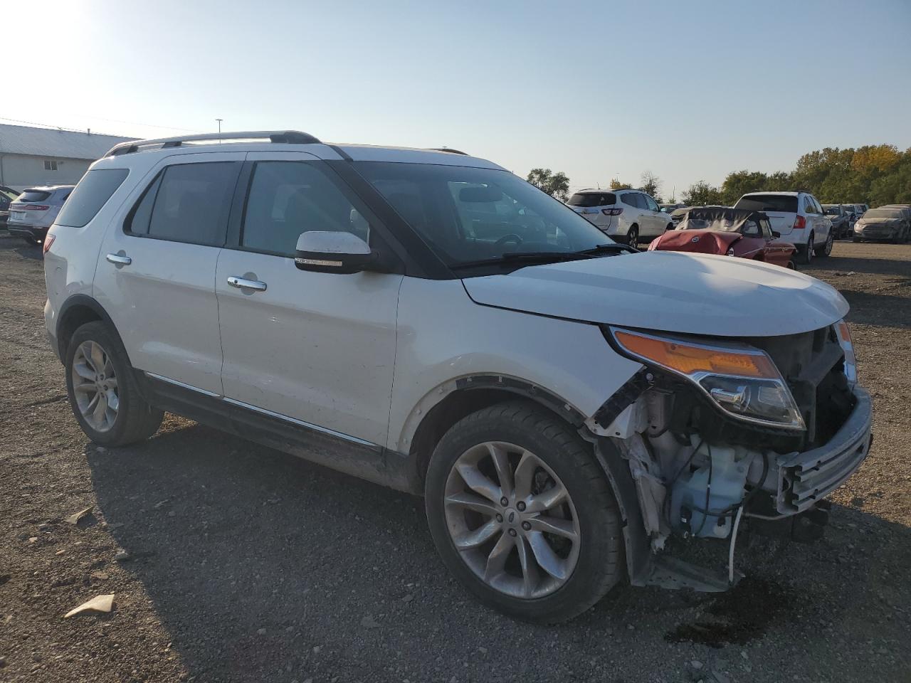 2014 Ford Explorer VIN 1FM5K8F87EGB83581 Copart auction photo, front end damage thumbnail 4