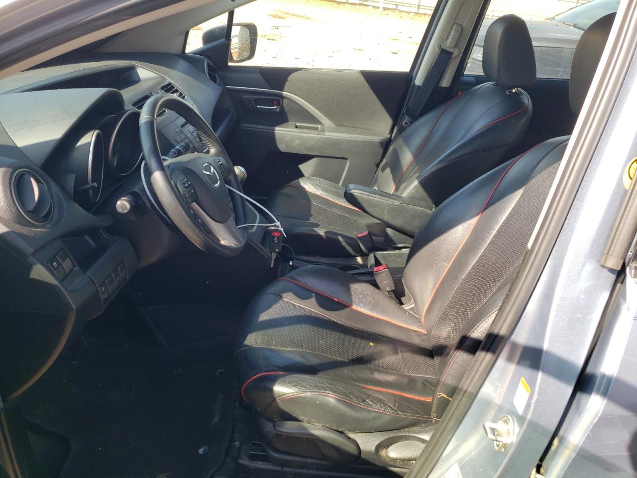 2012 Mazda 5 VIN JM1CW2DL8C0123187 Copart auction photo, frame damage damage thumbnail 7
