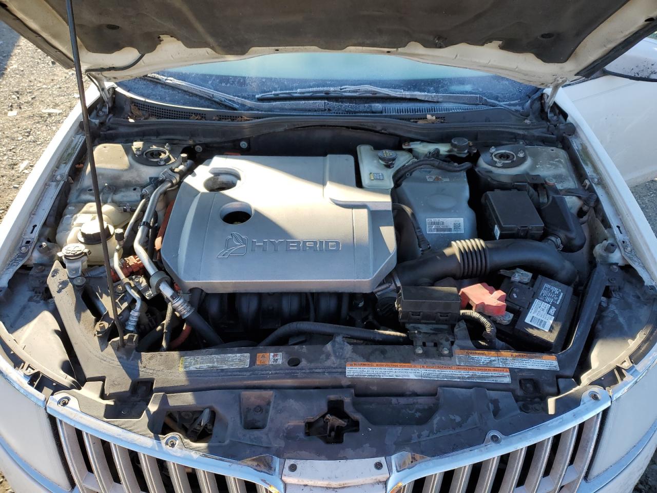 2011 Lincoln MKZ VIN 3LNDL2L32BR754056 Copart auction photo, undercarriage / front end damage thumbnail 11
