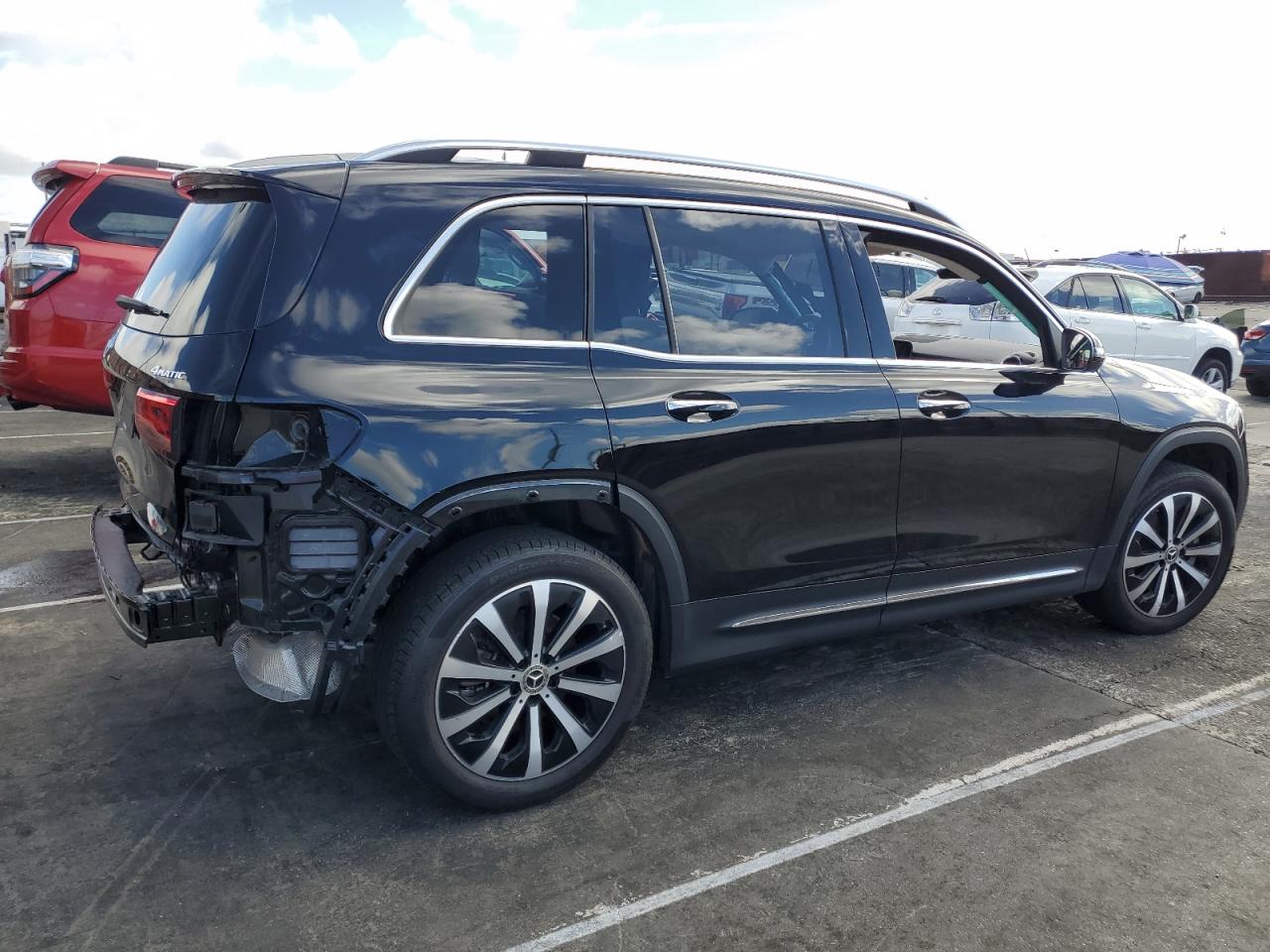2020 Mercedes-Benz GLB VIN W1N4M4HBXLW054595 Copart auction photo, all over damage thumbnail 3