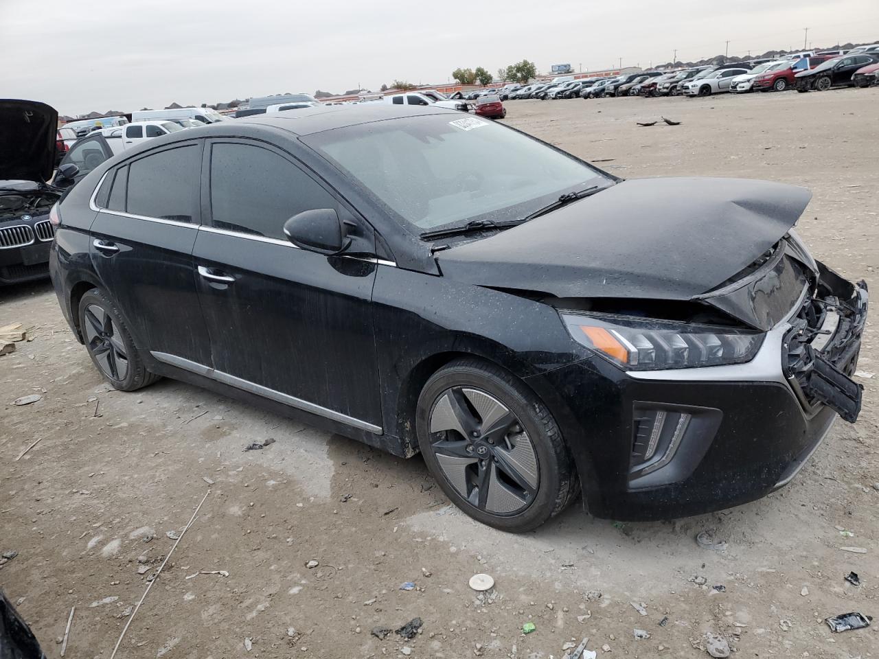 2021 Hyundai IONIQ VIN KMHC05LC1MU254424 Copart auction photo, front end damage thumbnail 4