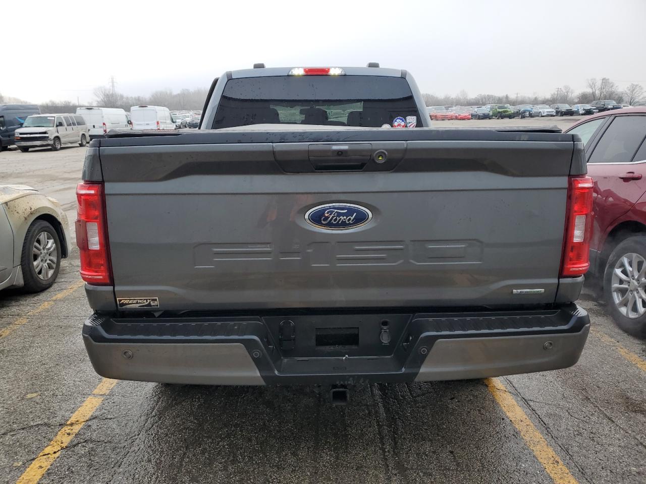 2023 Ford F-150 VIN 1FTFW1E8XPFA06327 Copart auction photo, front end / side damage thumbnail 6