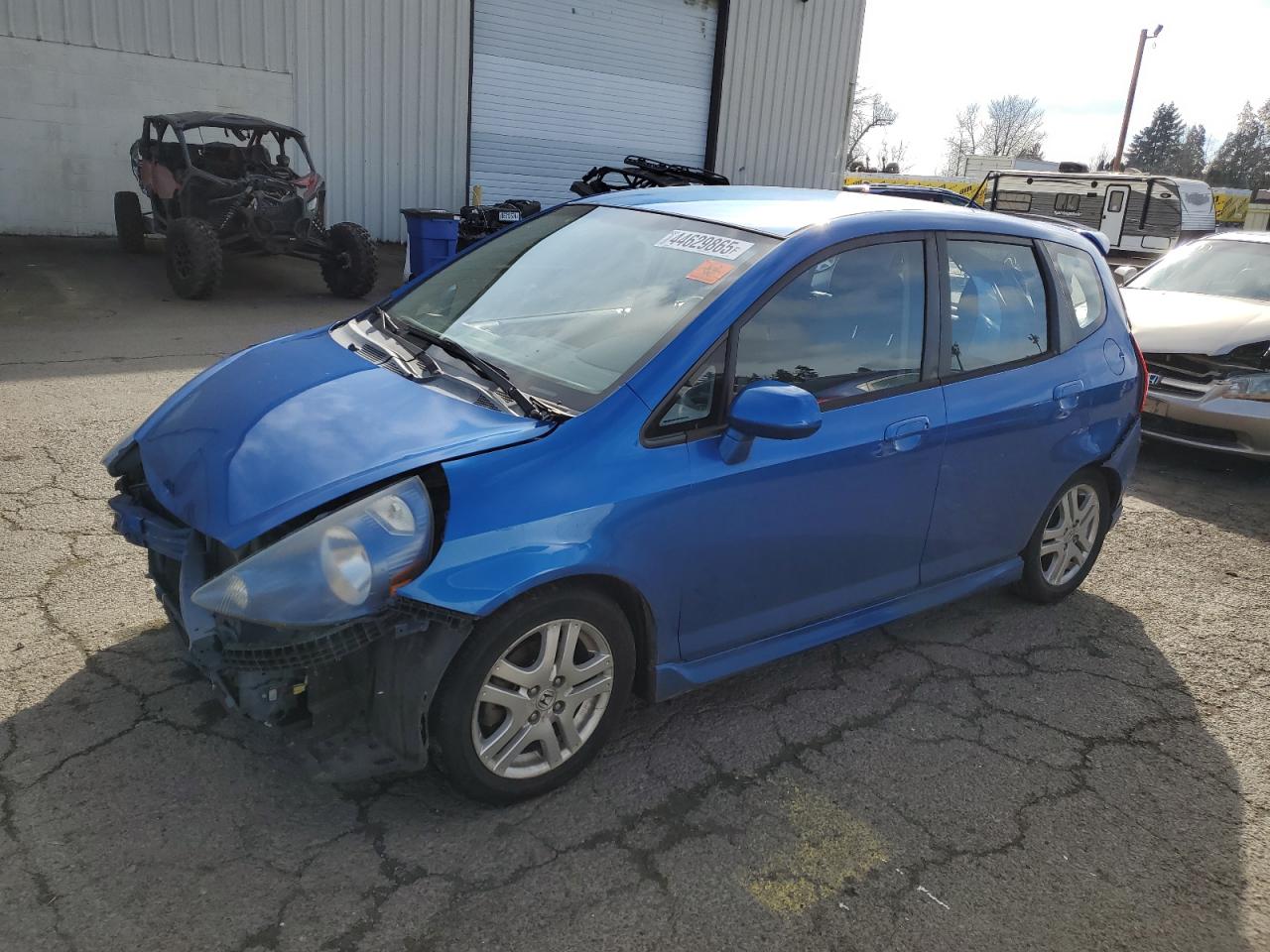 2007 Honda Fit VIN JHMGD38657S039872