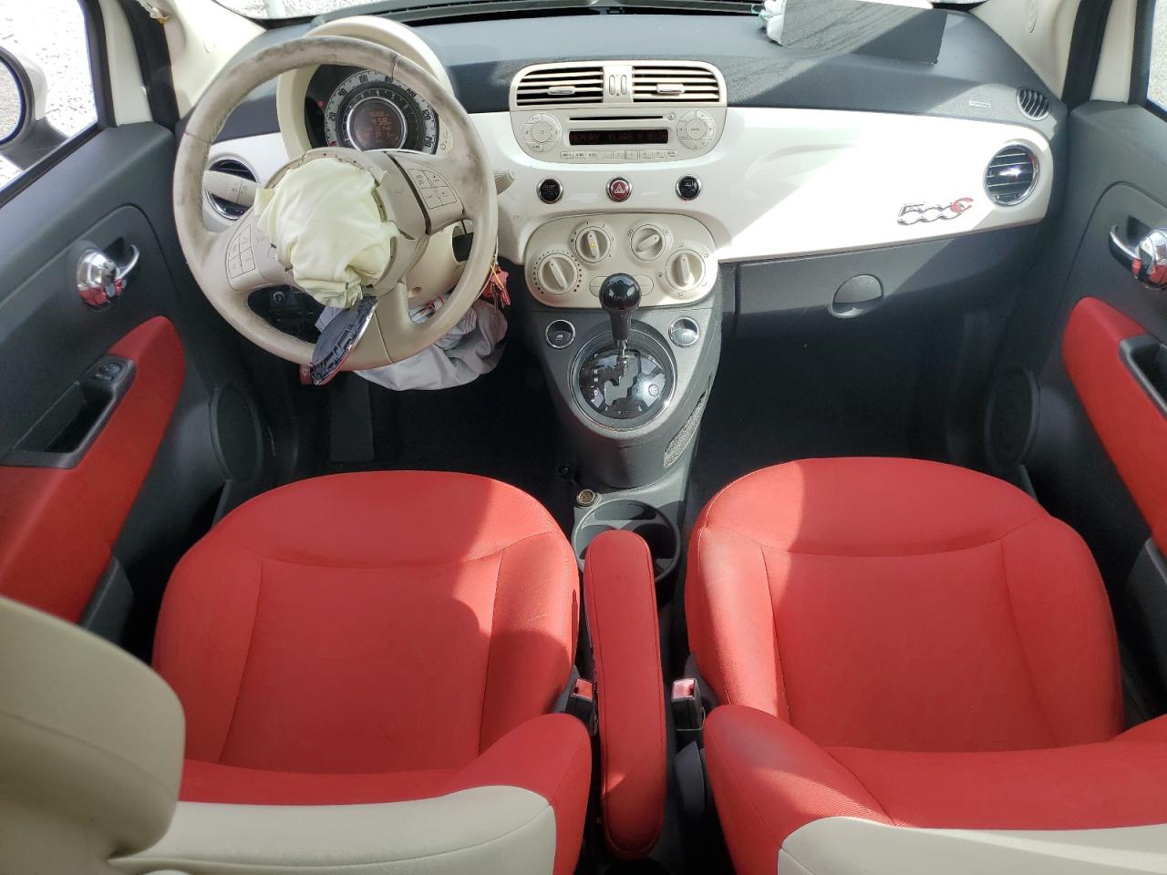 2013 Fiat 500 VIN 3C3CFFDR4DT651992 Copart auction photo, front end / side damage thumbnail 8