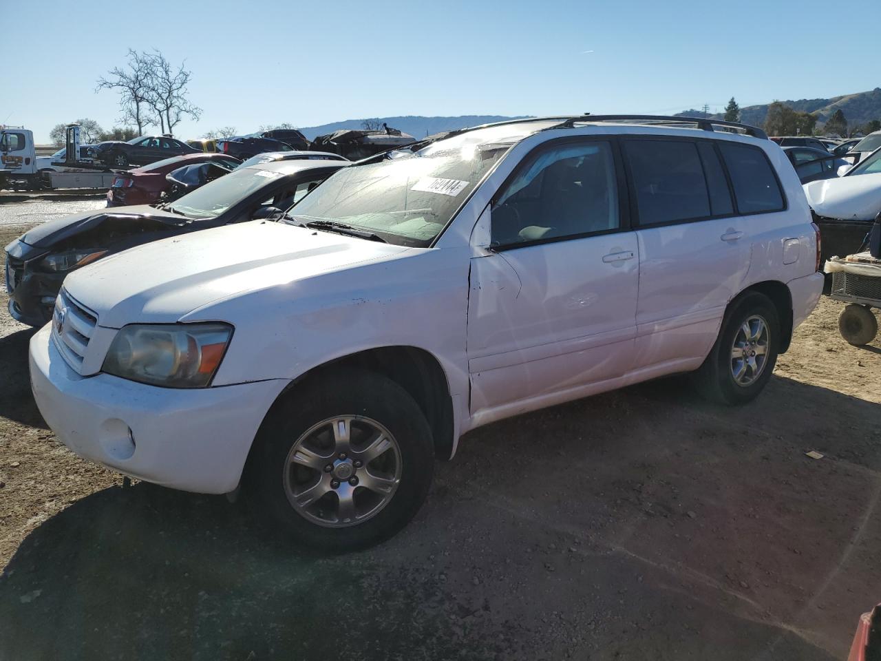 2006 Toyota Highlander VIN JTEDP21AX60098913