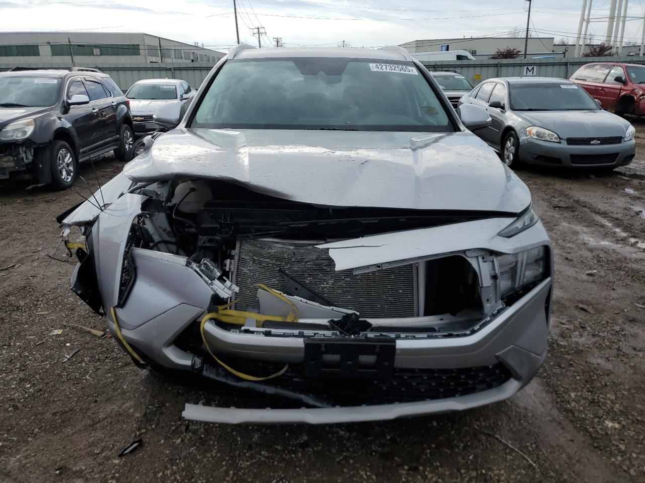 2023 Hyundai Santa Fe VIN 5NMS2DAJ3PH530751 Copart auction photo, front end / side damage thumbnail 5