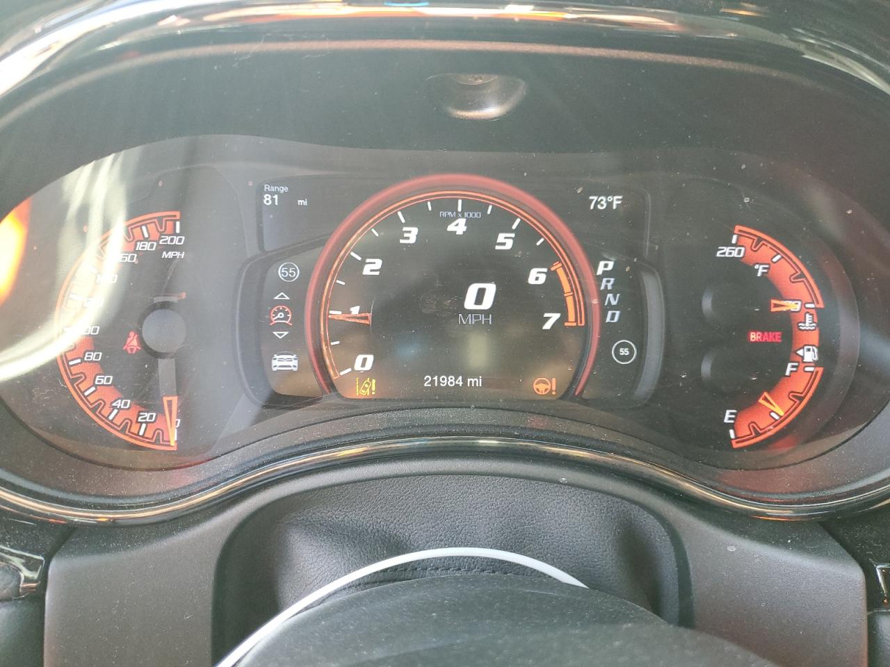 2021 Dodge Durango VIN 1C4SDJH98MC689263 Copart auction photo, vandalism damage thumbnail 9