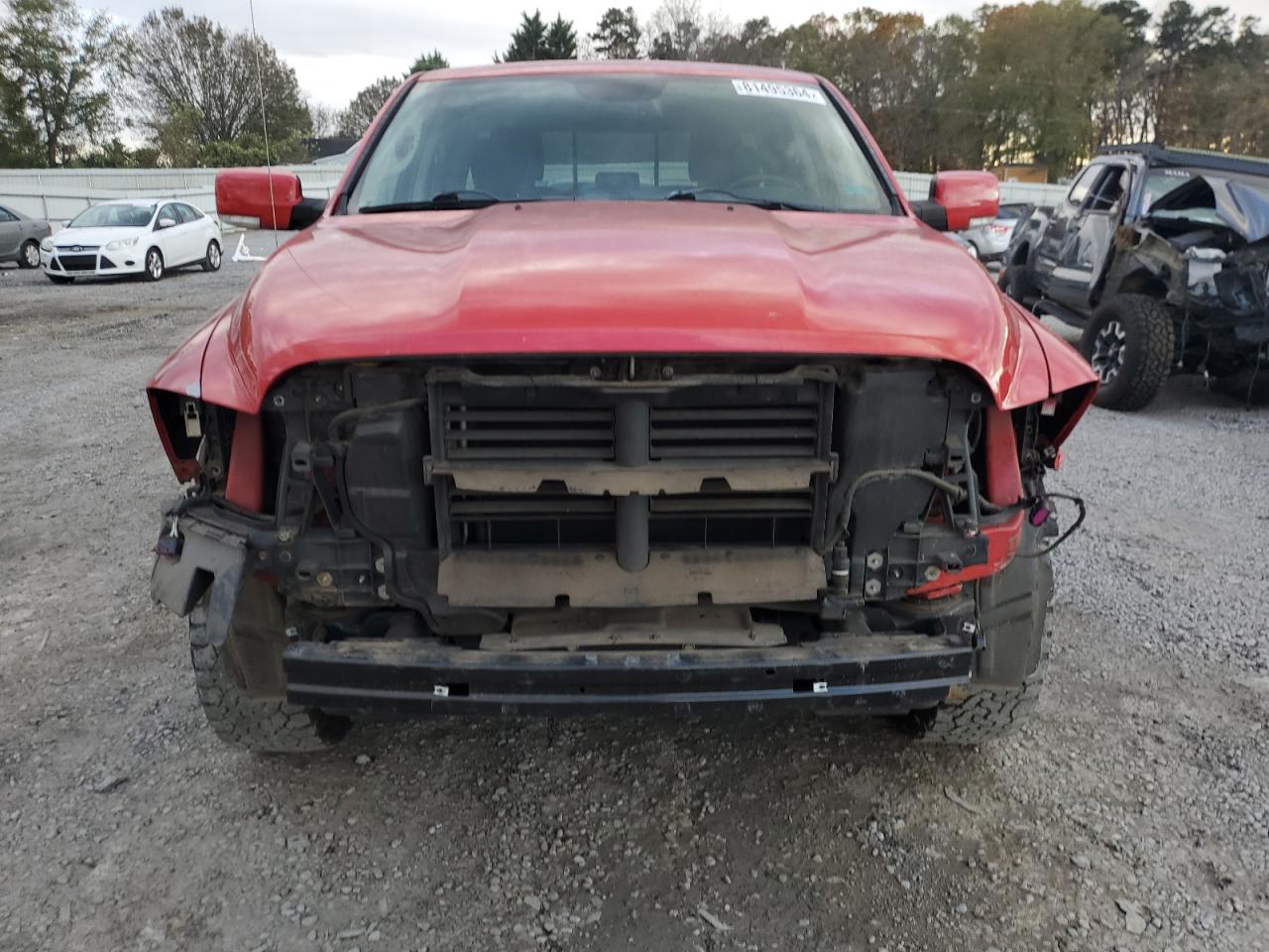 2014 RAM 1500 VIN 1C6RR6HT7ES221953 Copart auction photo, front end damage thumbnail 5