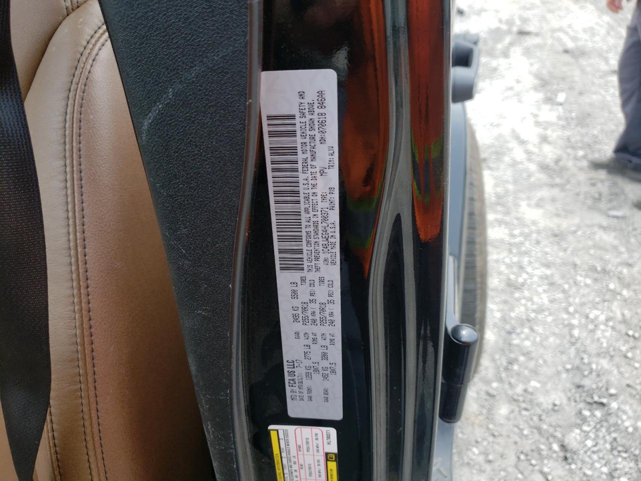 2017 Jeep Wrangler VIN 1C4BJWEG4HL700371 Copart auction photo, all over / undercarriage damage thumbnail 13