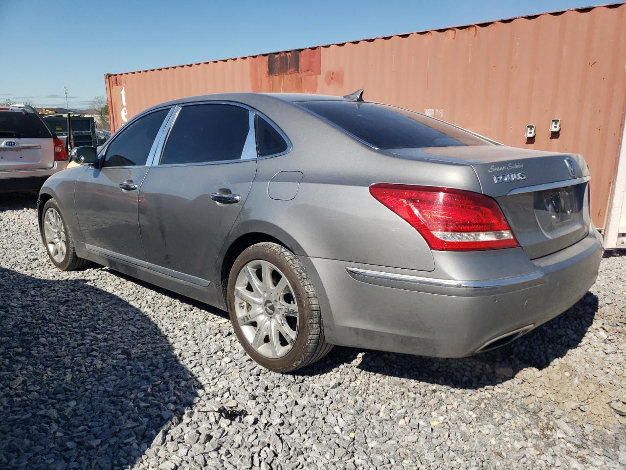 2011 Hyundai Equus VIN KMHGH4JF4BU029476 Copart auction photo, front end damage thumbnail 2