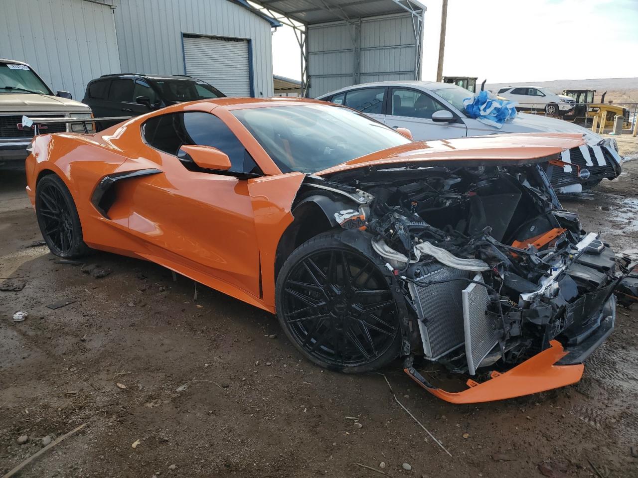 2023 Chevrolet Corvette VIN 1G1YB2D42P5101052 Copart auction photo, front end damage thumbnail 4