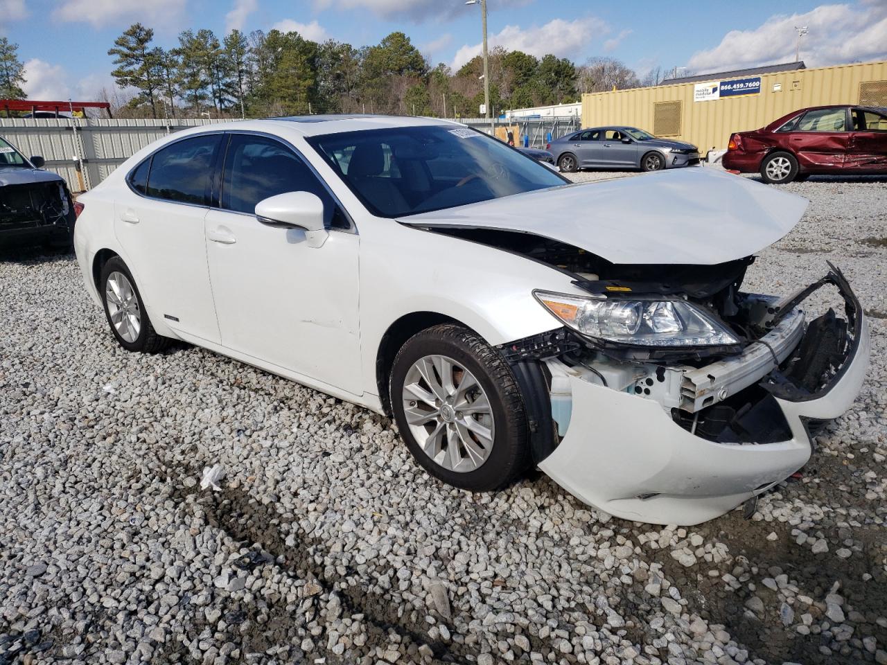 2014 Lexus ES VIN JTHBW1GG5E2049902 Copart auction photo, front end damage thumbnail 4