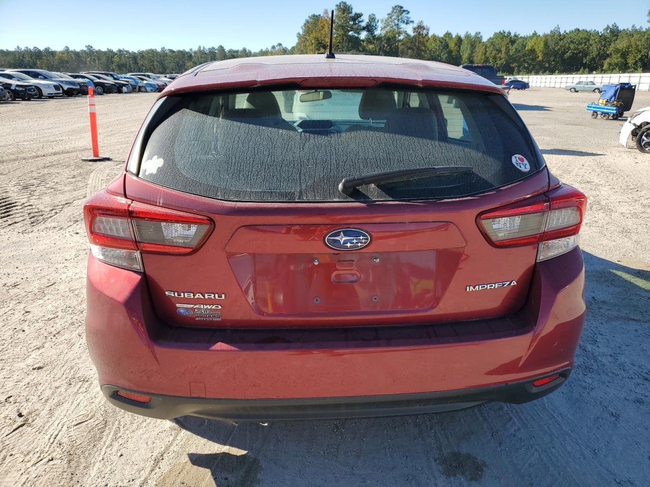 2022 Subaru Impreza VIN 4S3GTAB65N3726147 Copart auction photo, all over damage thumbnail 6
