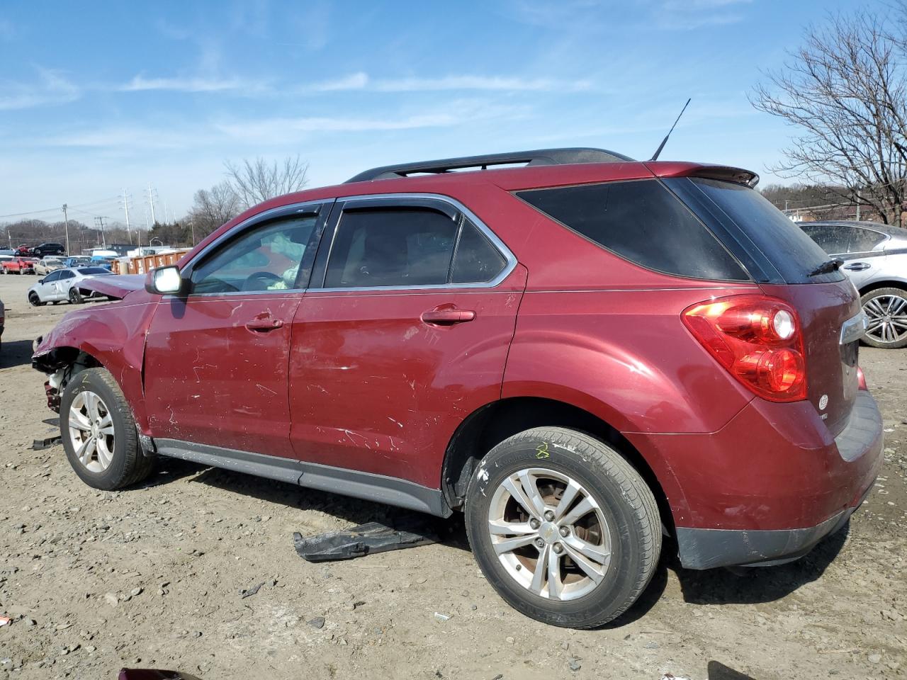 2012 Chevrolet Equinox VIN 2GNFLEEK4C6240504 Copart auction photo, front end damage thumbnail 2