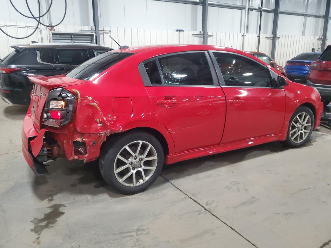 2009 Nissan Sentra VIN 3N1BB61E39L627763 Copart auction photo, rear end / side damage thumbnail 3