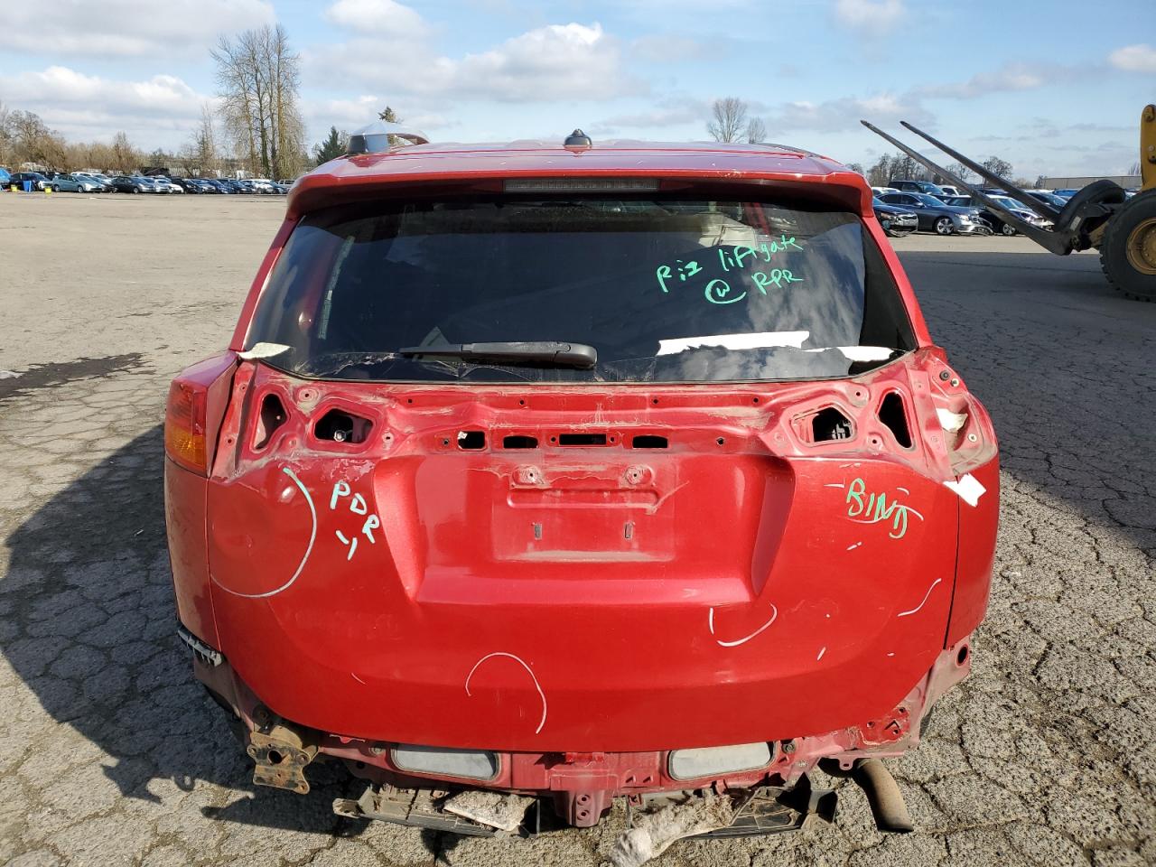 2013 Toyota RAV 4 VIN 2T3WFREV5DW072850 Copart auction photo, all over damage thumbnail 6