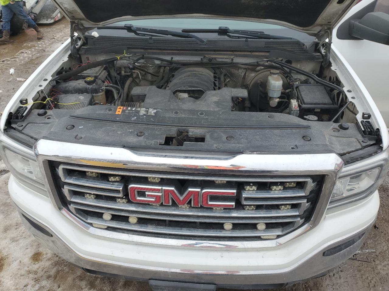 2018 GMC Sierra VIN 1GTN1LEC7JZ254373 Copart auction photo, side / rear end damage thumbnail 11