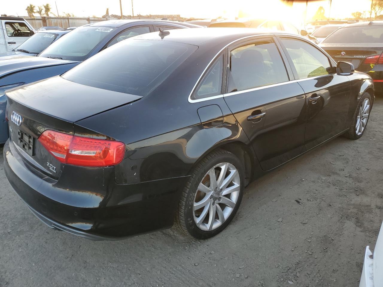 2013 Audi A4 VIN WAUAFAFL8DN048278 Copart auction photo, rear end / front end damage thumbnail 3