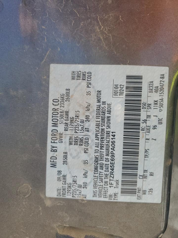 2009 Ford Ranger VIN 1FTZR45E69PA06141 Copart auction photo, side damage thumbnail 14