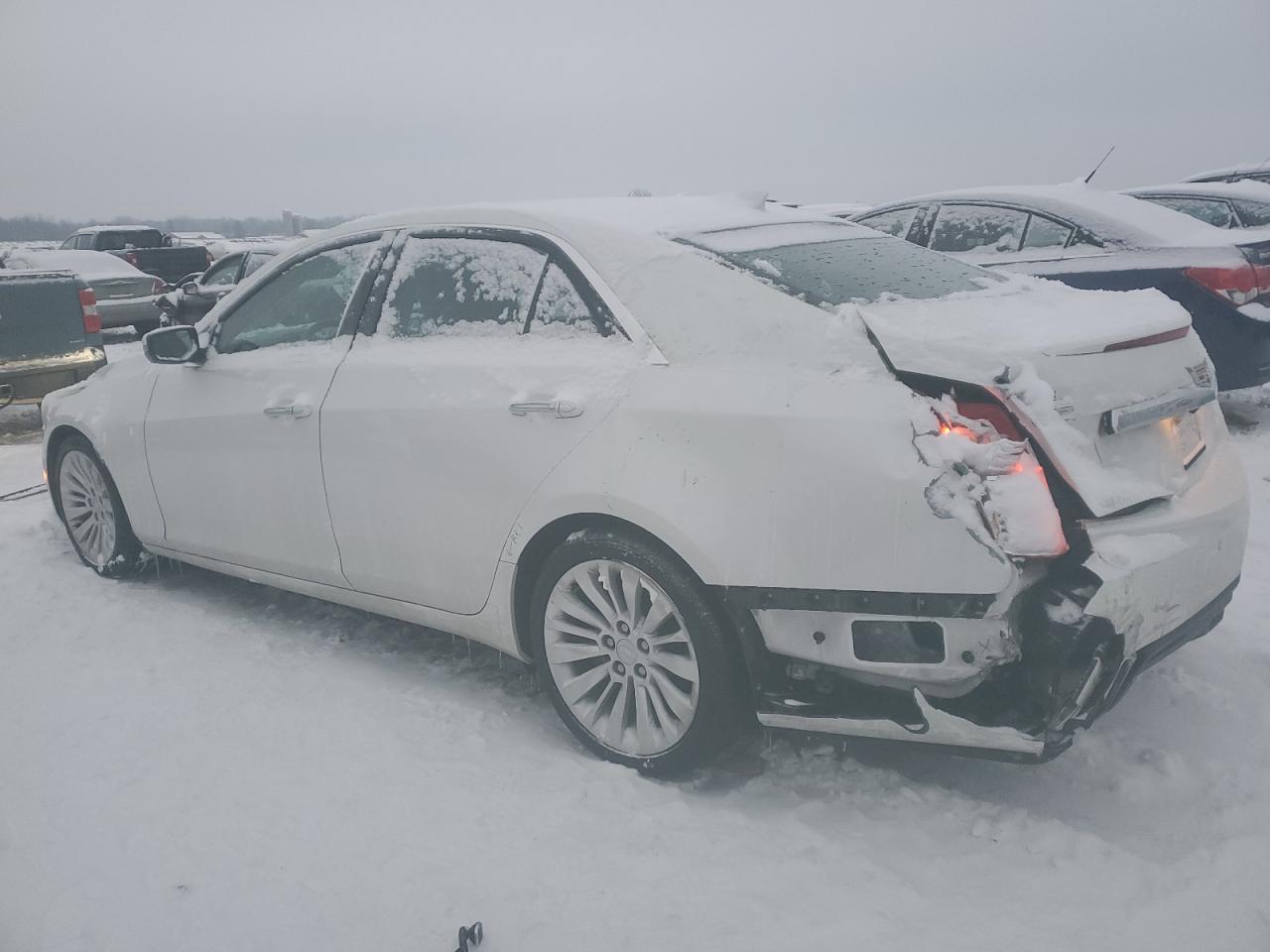 2017 Cadillac CTS VIN 1G6AY5SS7H0136682 Copart auction photo, rear end damage thumbnail 2