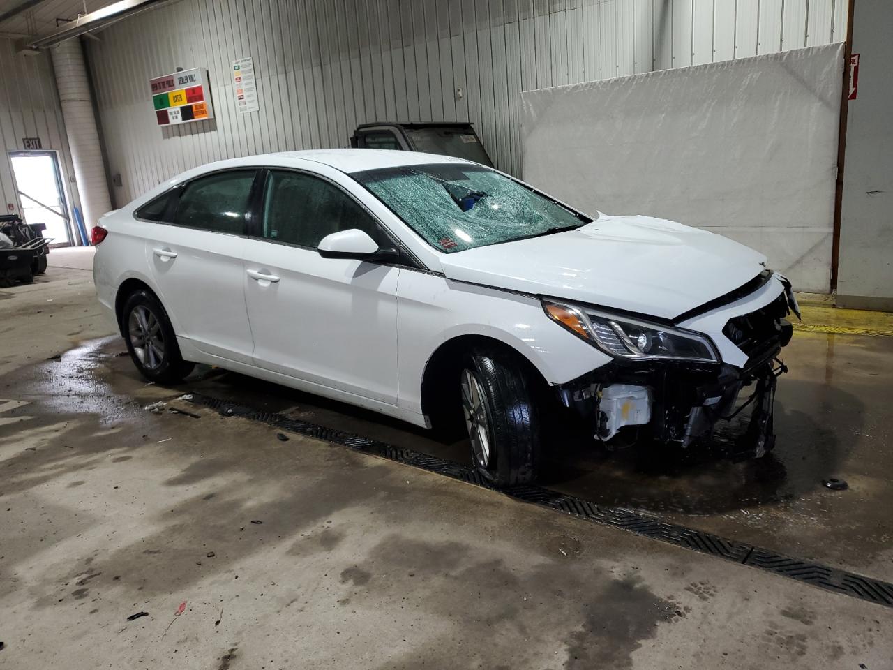 2017 Hyundai Sonata VIN 5NPE24AA0HH466069 Copart auction photo, front end damage thumbnail 4