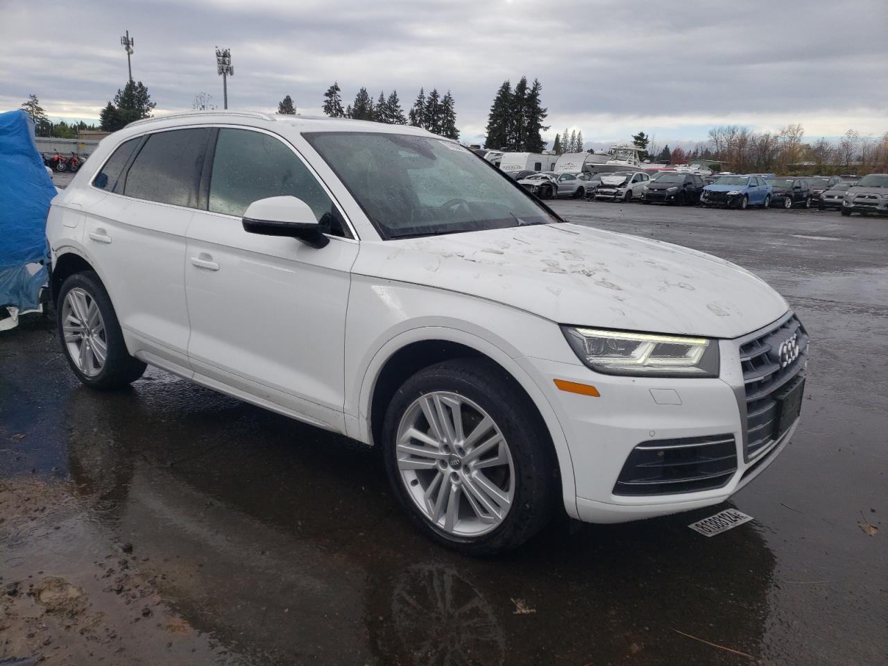 2018 Audi Q5 VIN WA1BNAFY8J2084145 Copart auction photo, rear end damage thumbnail 4