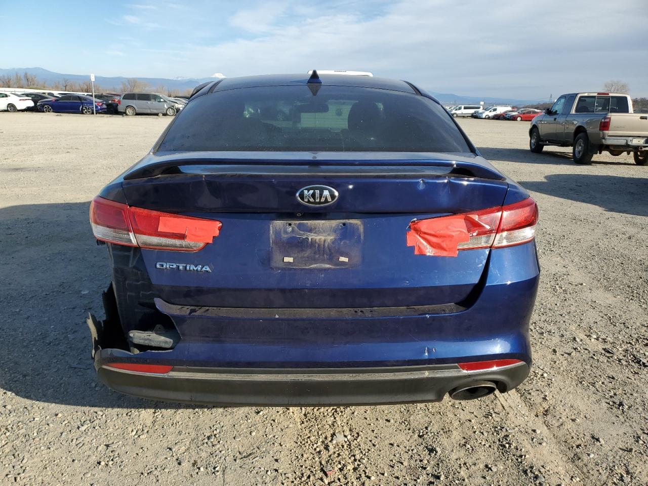 2016 KIA Optima VIN 5XXGT4L36GG062076 Copart auction photo, side / rear end damage thumbnail 6