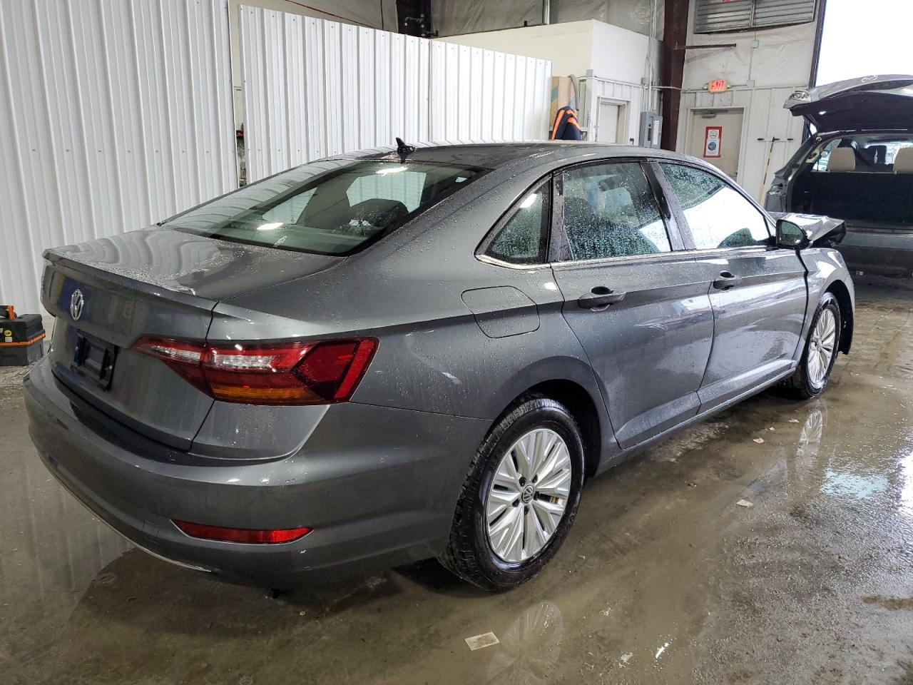 2019 Volkswagen Jetta VIN 3VWC57BU7KM110337 Copart auction photo, front end / side damage thumbnail 3