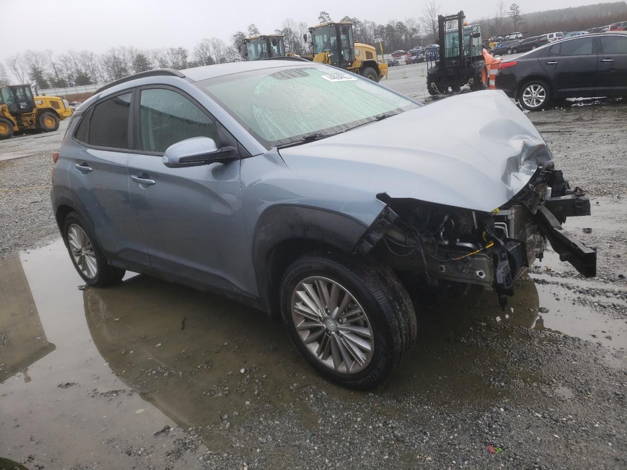 2018 Hyundai Kona VIN KM8K22AA2JU147495 Copart auction photo, front end damage thumbnail 4