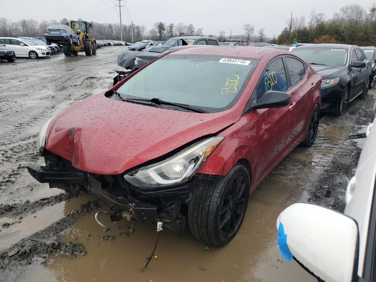 2016 Hyundai Elantra VIN 5NPDH4AE6GH711176