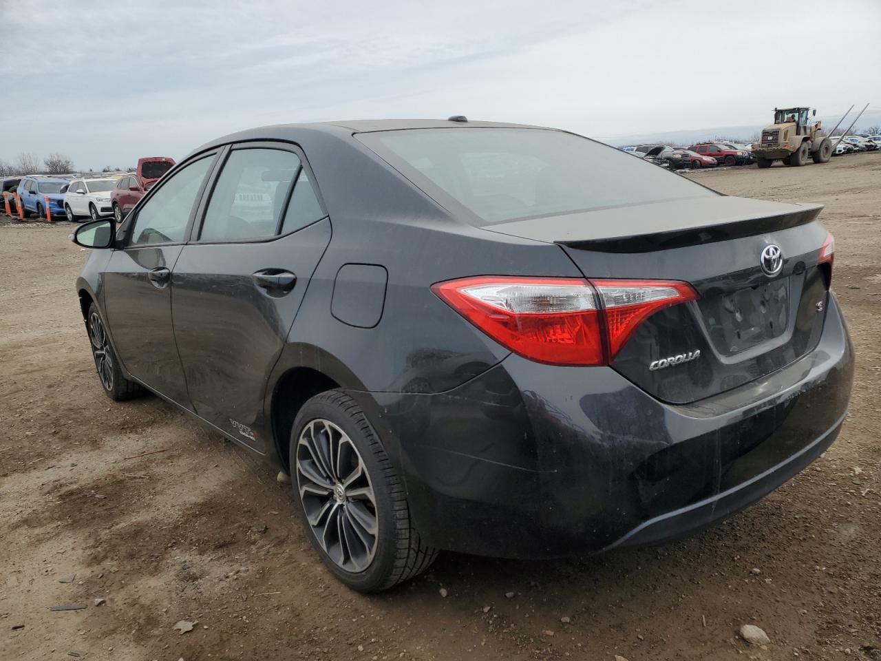 2015 Toyota Corolla VIN 2T1BURHE0FC238527 Copart auction photo, front end / side damage thumbnail 2