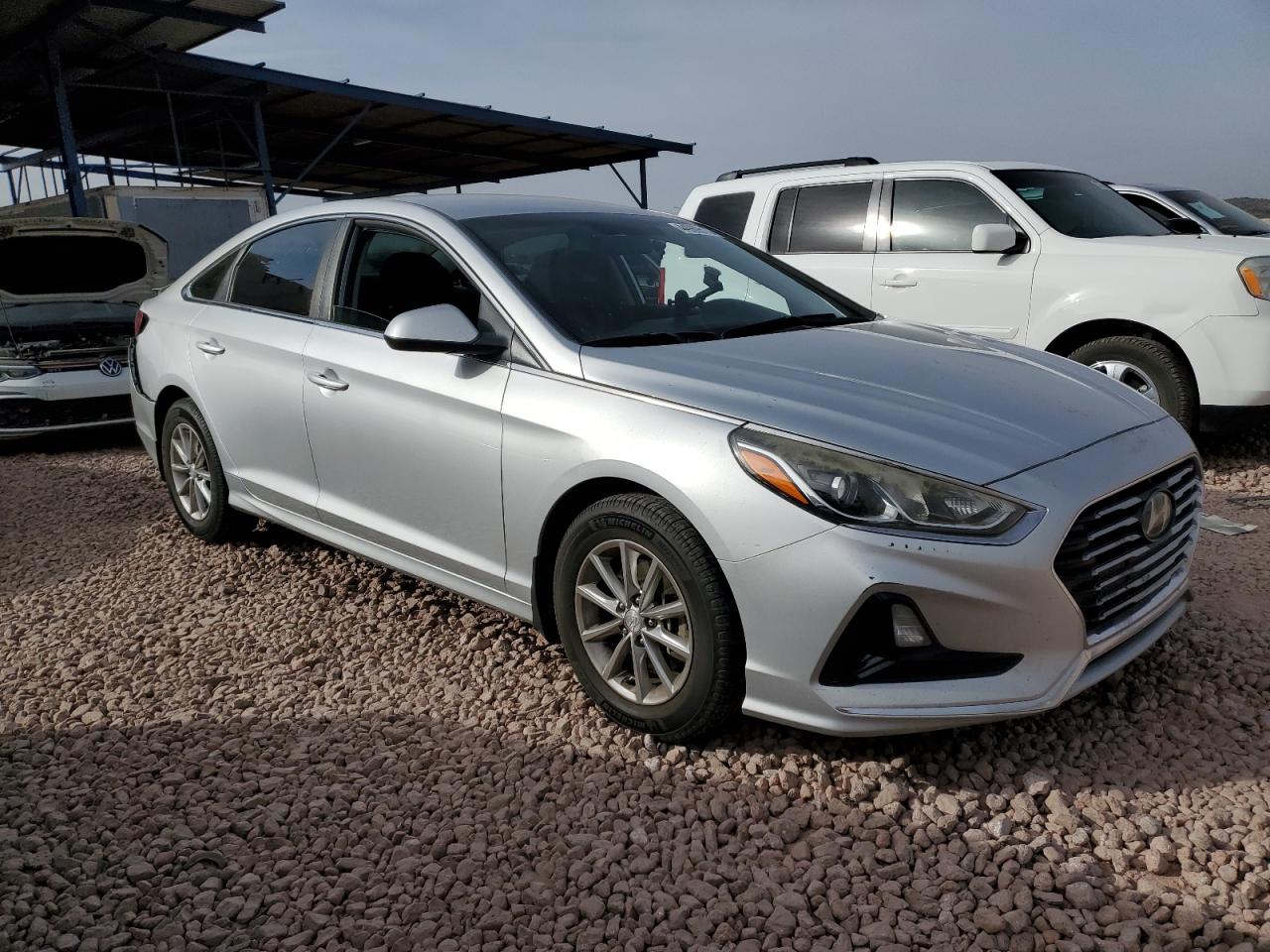 2018 Hyundai Sonata VIN 5NPE24AF1JH674477 Copart auction photo, rear end damage thumbnail 4
