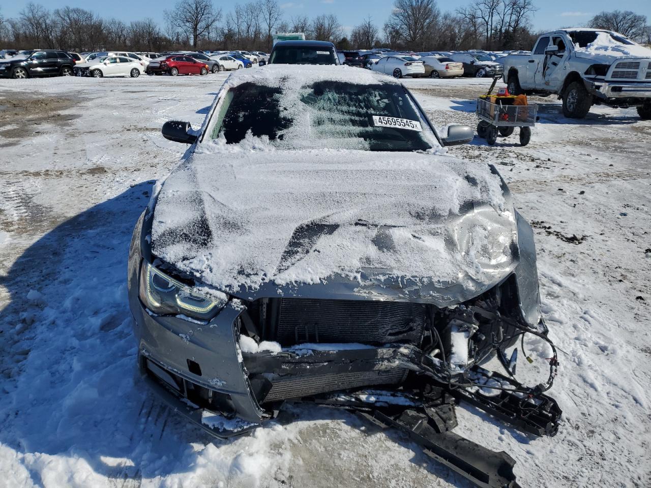 2016 Audi A5 VIN WAUM2AFRXGA036030 Copart auction photo, front end damage thumbnail 5
