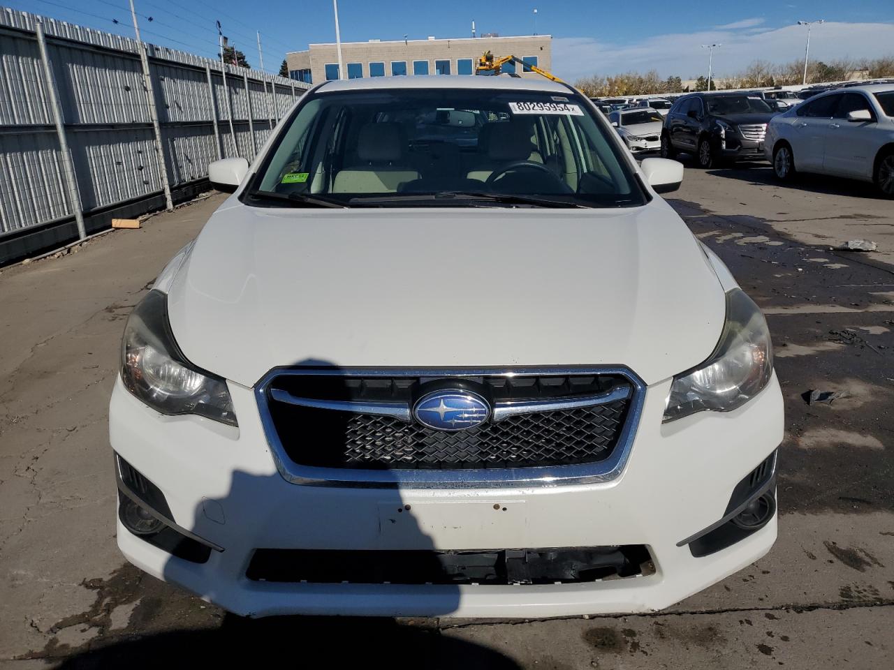 2015 Subaru Impreza VIN JF1GPAC6XFH278033 Copart auction photo, rear end / front end damage thumbnail 5