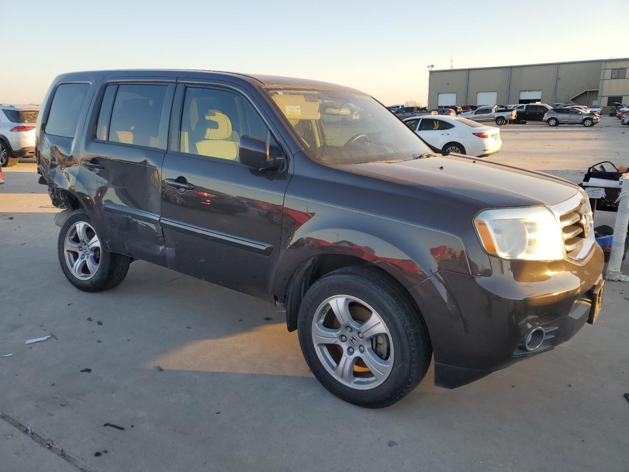 2013 Honda Pilot VIN 5FNYF3H4XDB002369 Copart auction photo, rear end / side damage thumbnail 4