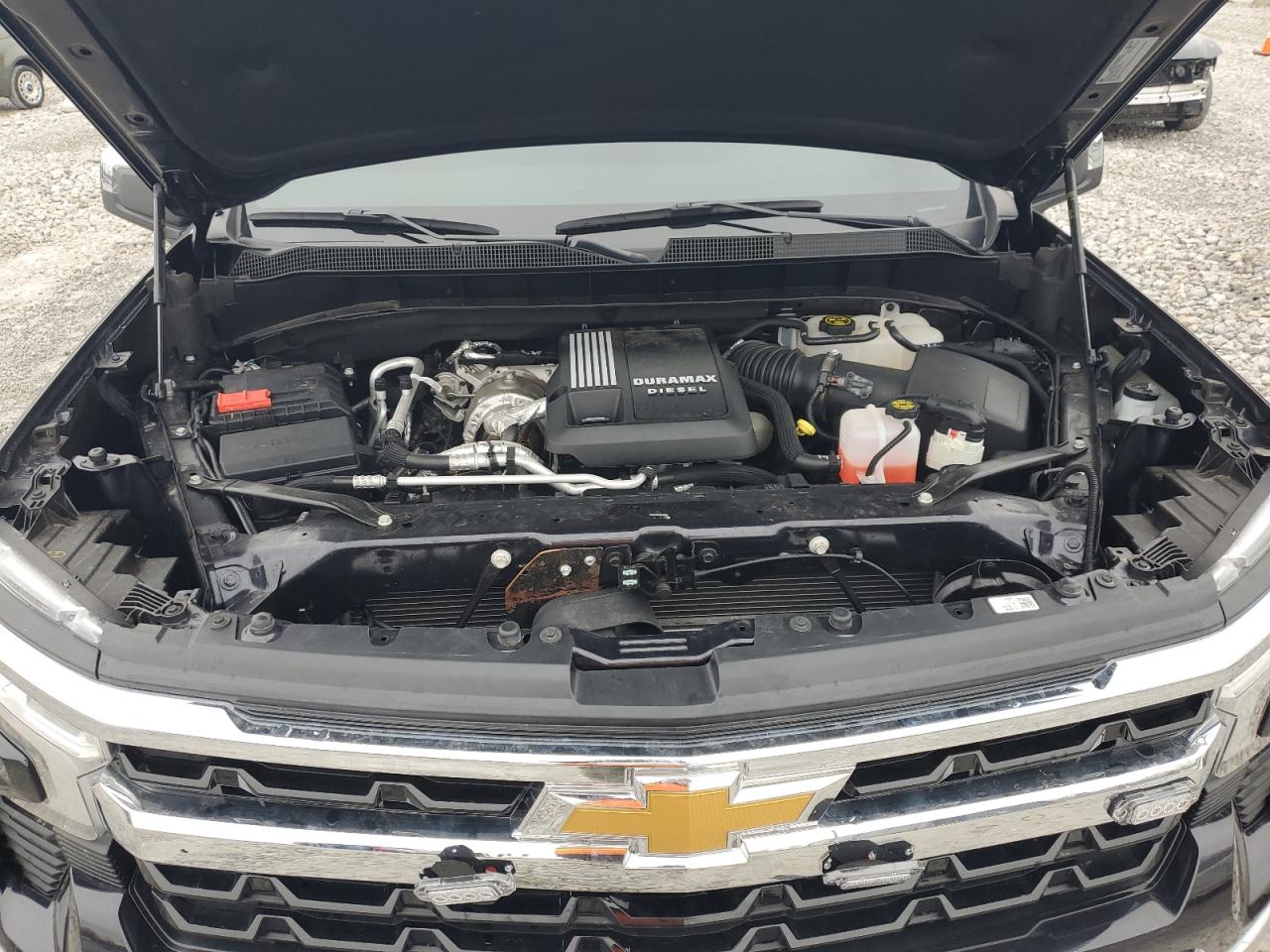 2022 Chevrolet Silverado VIN 1GCVDDET3NZ584353 Copart auction photo, rear end / side damage thumbnail 11