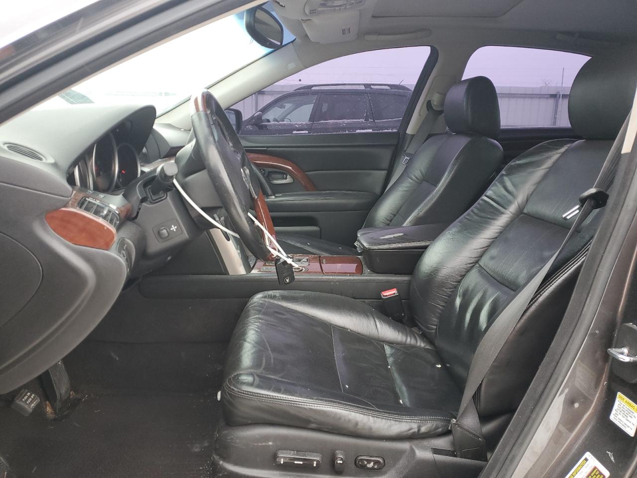 2010 Acura RL VIN JH4KB2F60AC001805 Copart auction photo, front end / rear end damage thumbnail 7