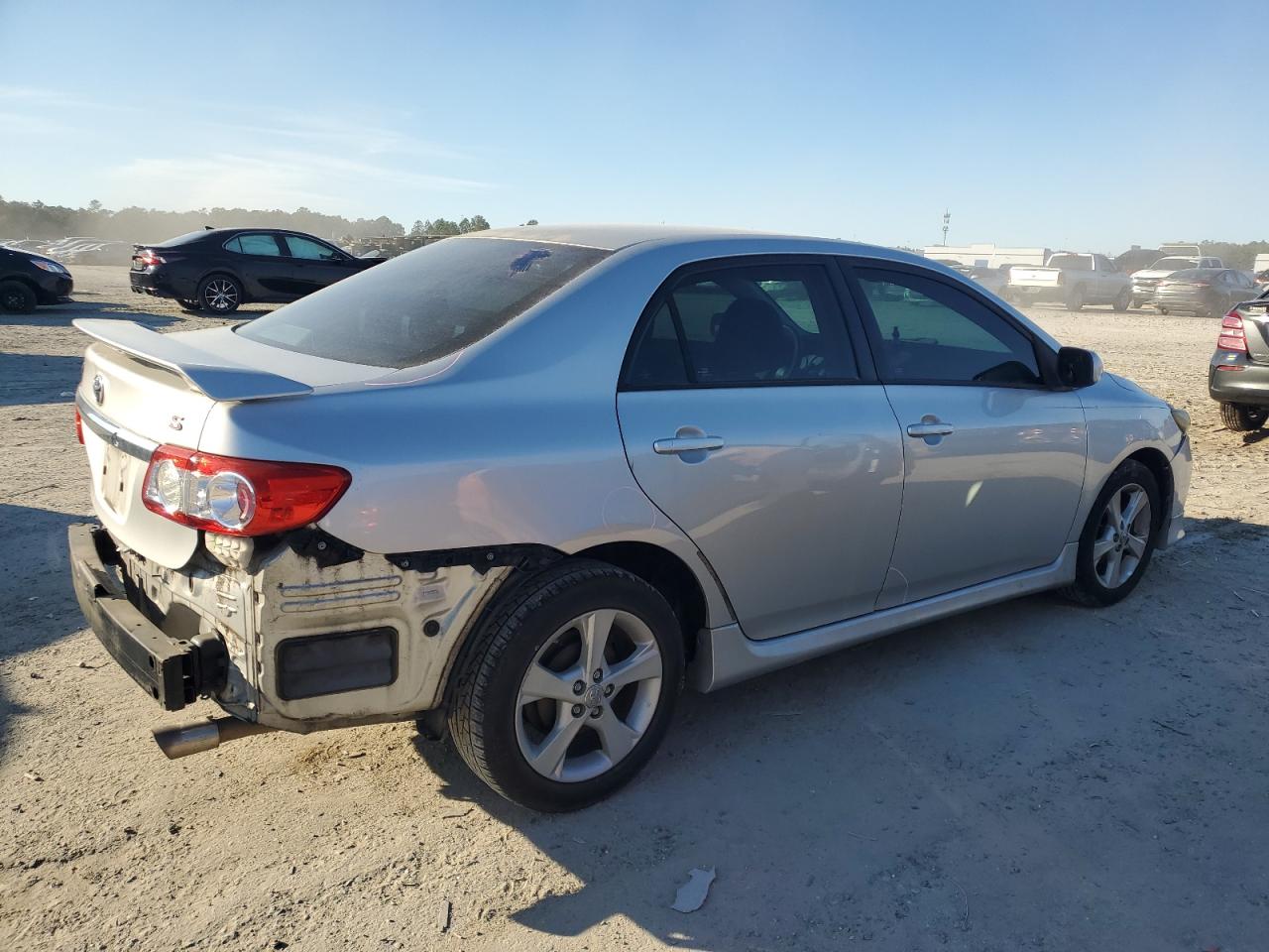 2012 Toyota Corolla VIN 5YFBU4EEXCP017259 Copart auction photo, rear end damage thumbnail 3