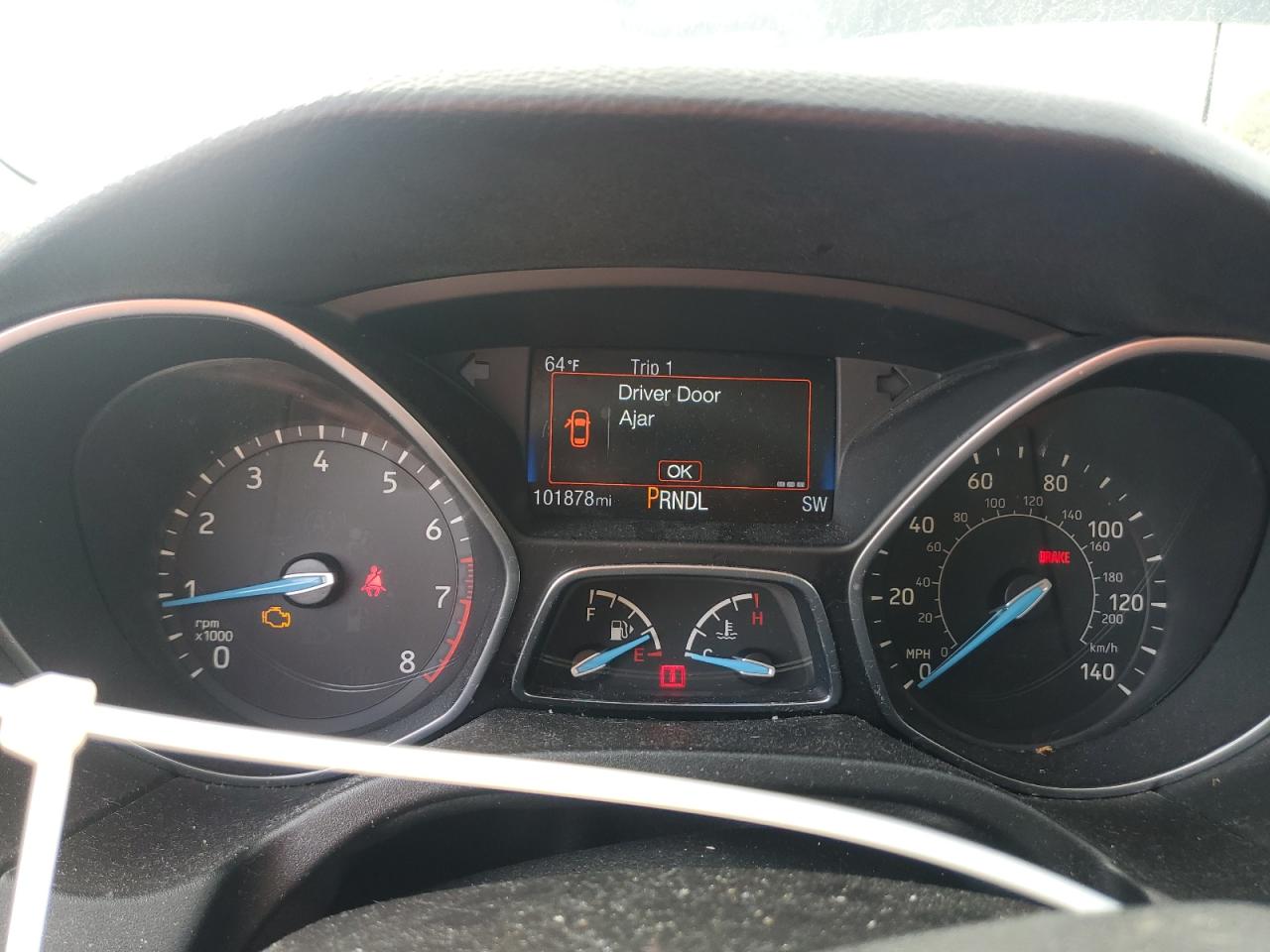 2017 Ford Focus VIN 1FADP3K26HL337186 Copart auction photo, front end / side damage thumbnail 9